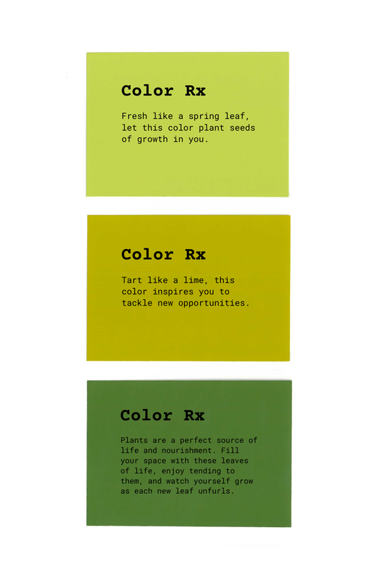 Triple Dose: The Greens